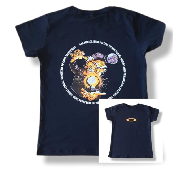 camiseta oakley mad science feminina raridade 100% algodão