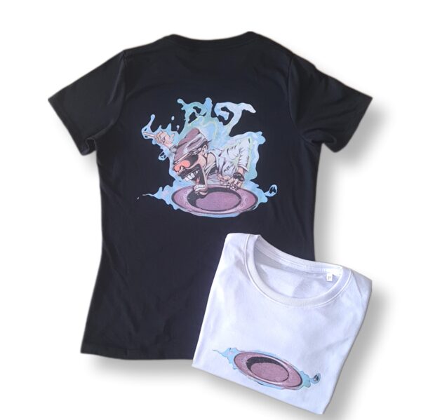 camiseta oakley mad science piet preta feminina 100% algodão